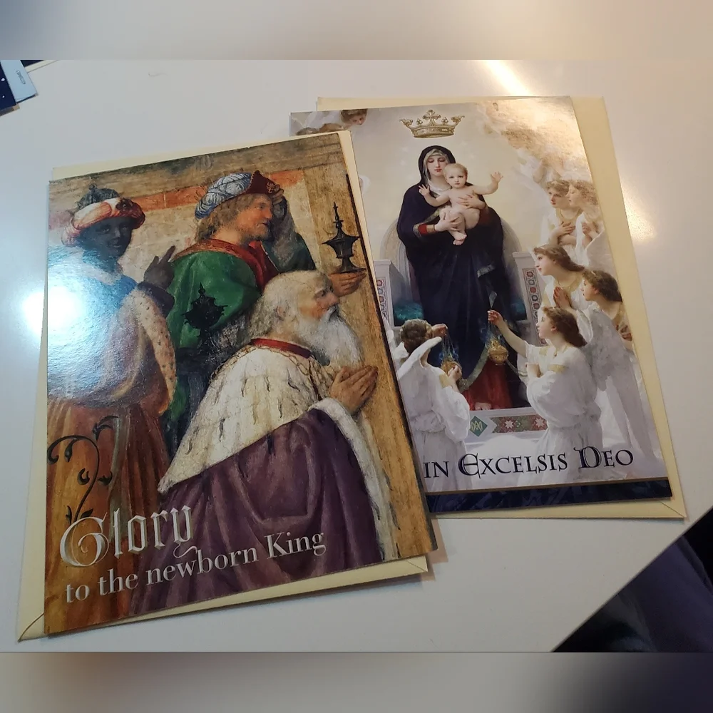 Collection of 20 Christmas Greeting Cards with envelopes